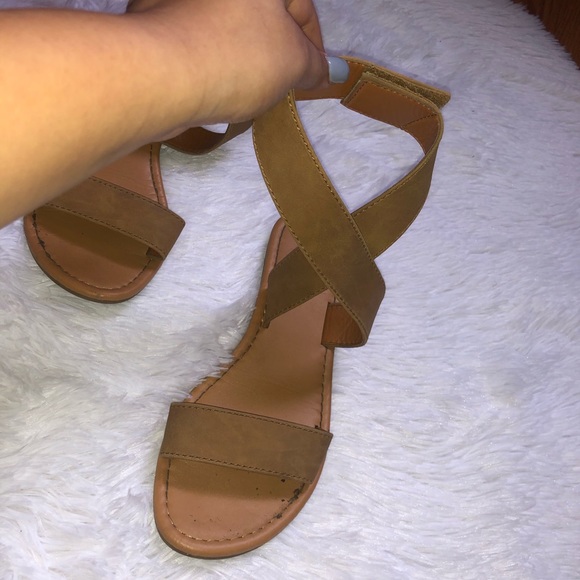 💗Brown Sandals - Picture 2 of 5